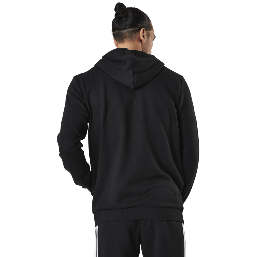 Essentials Full-Zip Hoodie Black / White