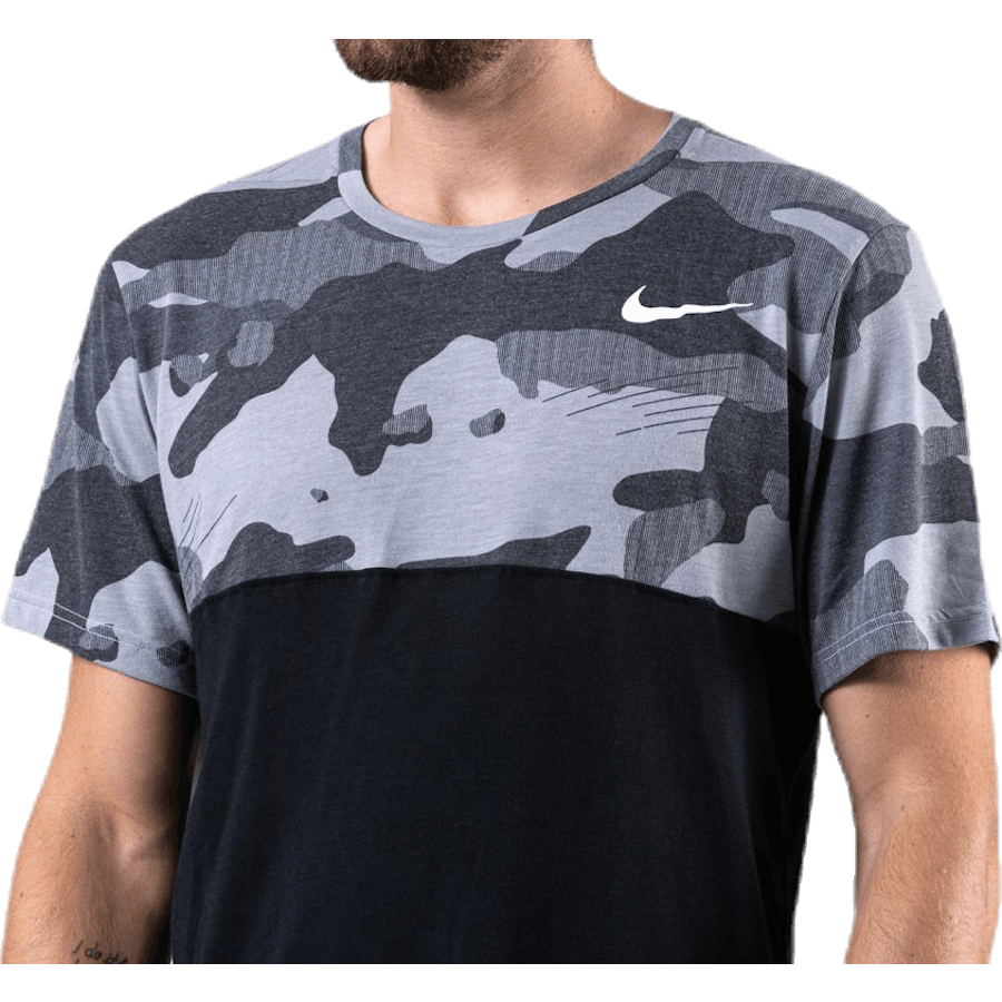 Dry Camo SS Top Black/Grey