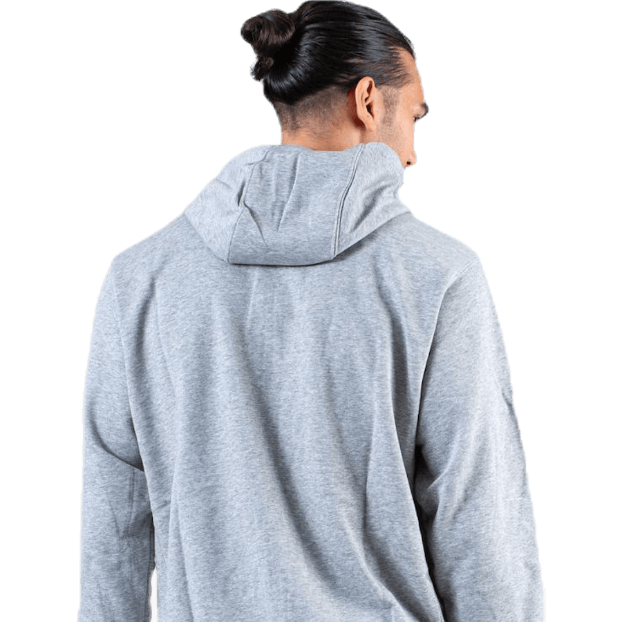 Sportswear Club Men's Full-Zip Hoodie DK GREY HEATHER/MATTE SILVER/WHITE
