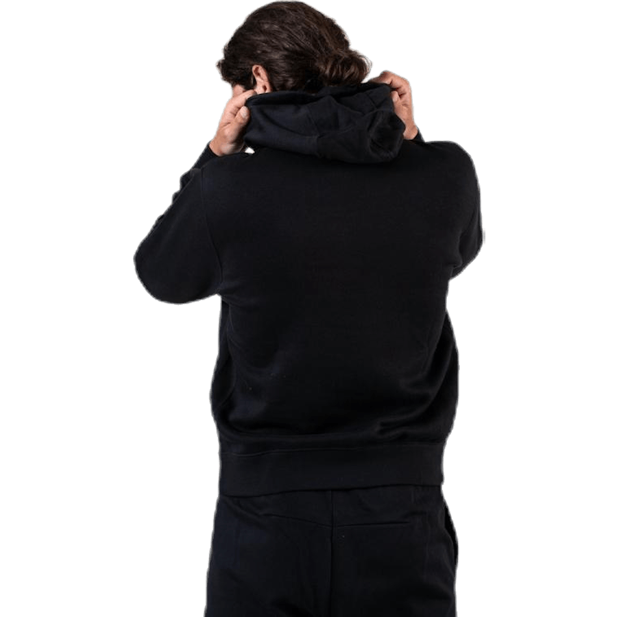 Sportswear Club Fleece Men's Graphic Pullover Hoodie BLACK/BLACK/WHITE