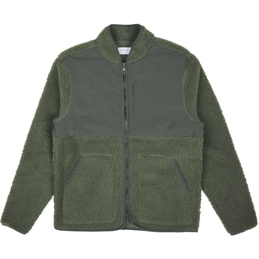 Studio Total Recycled Pile Jacket Forest