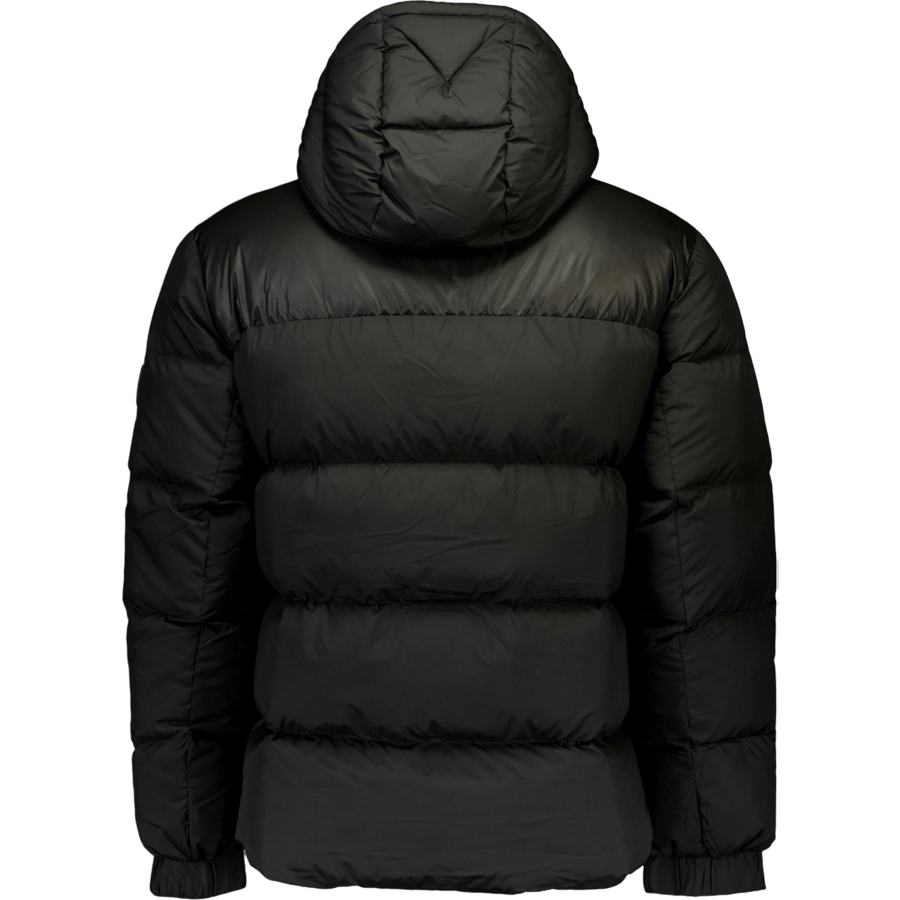 Mix Down Hooded Puffer Jacket