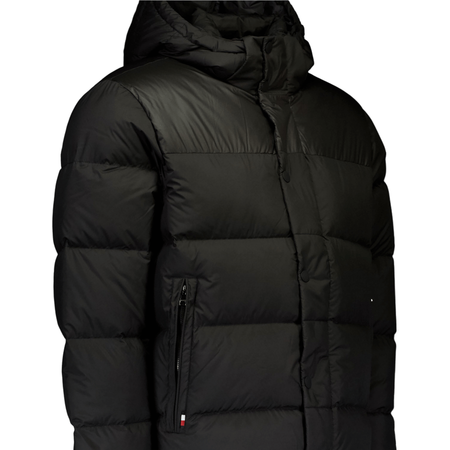 Mix Down Hooded Puffer Jacket