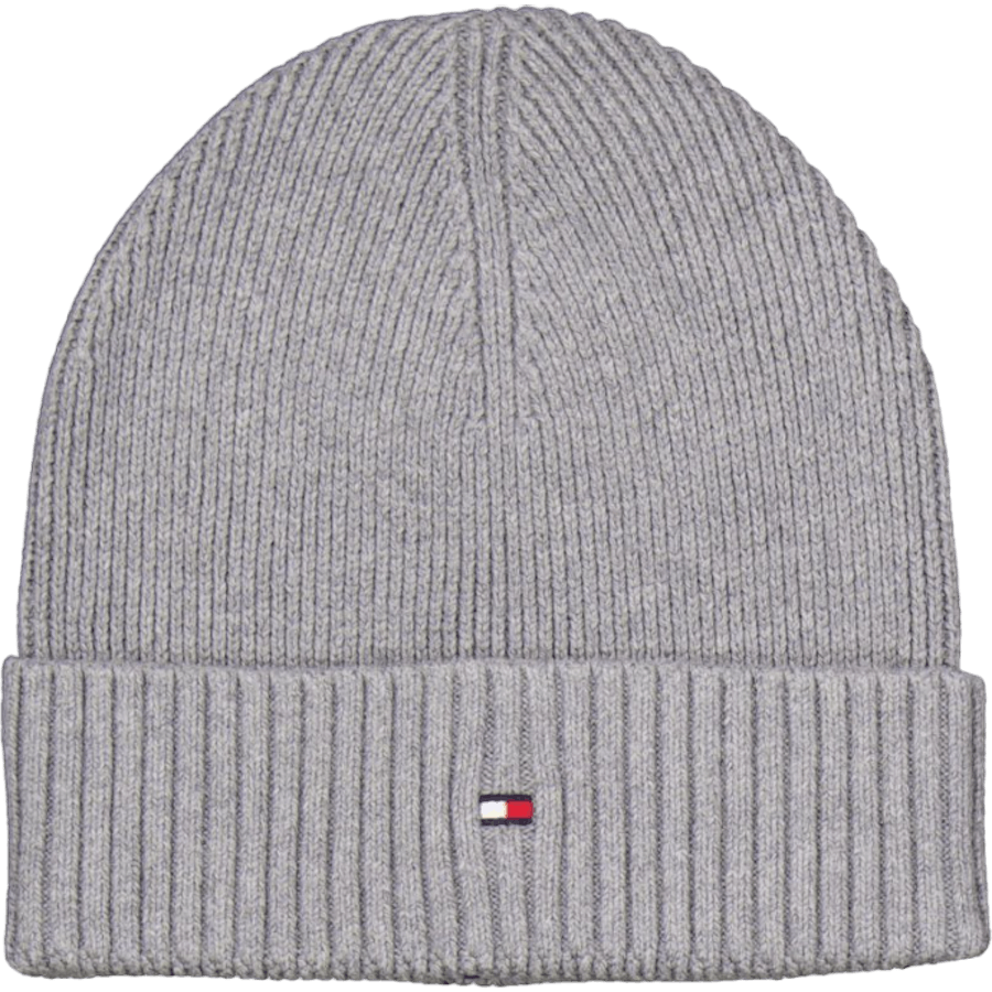 Th Flag Pima Cotton Beanie Grey