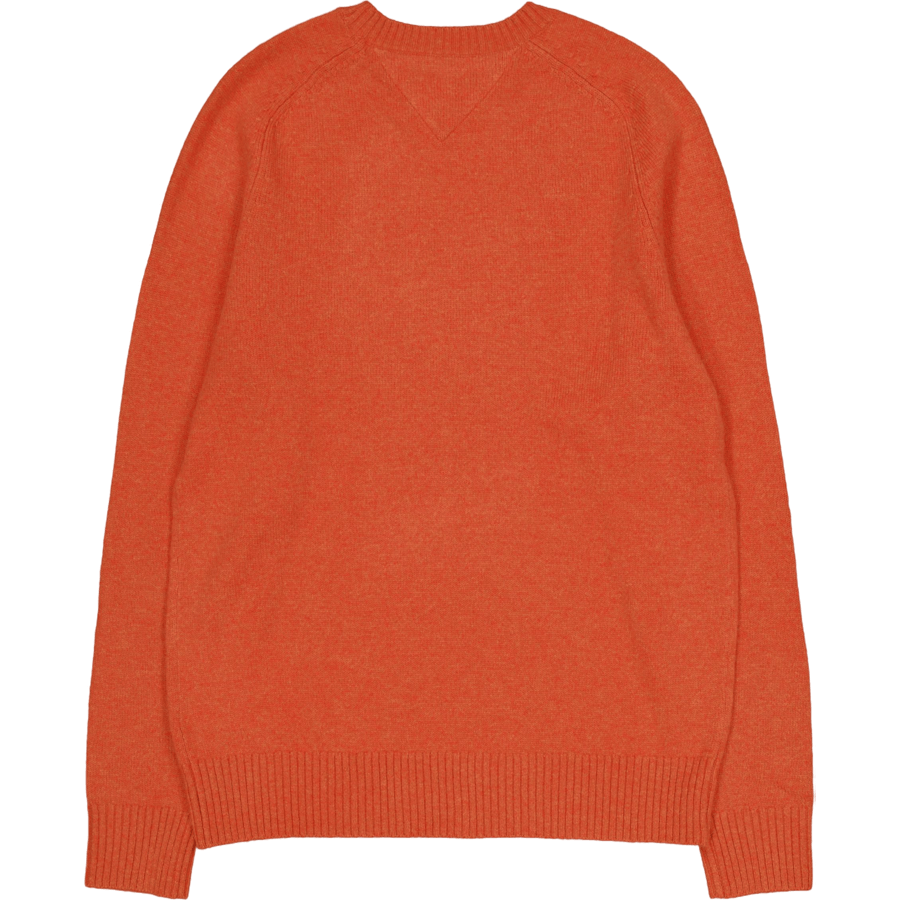 Lambswool Crew Neck Orange