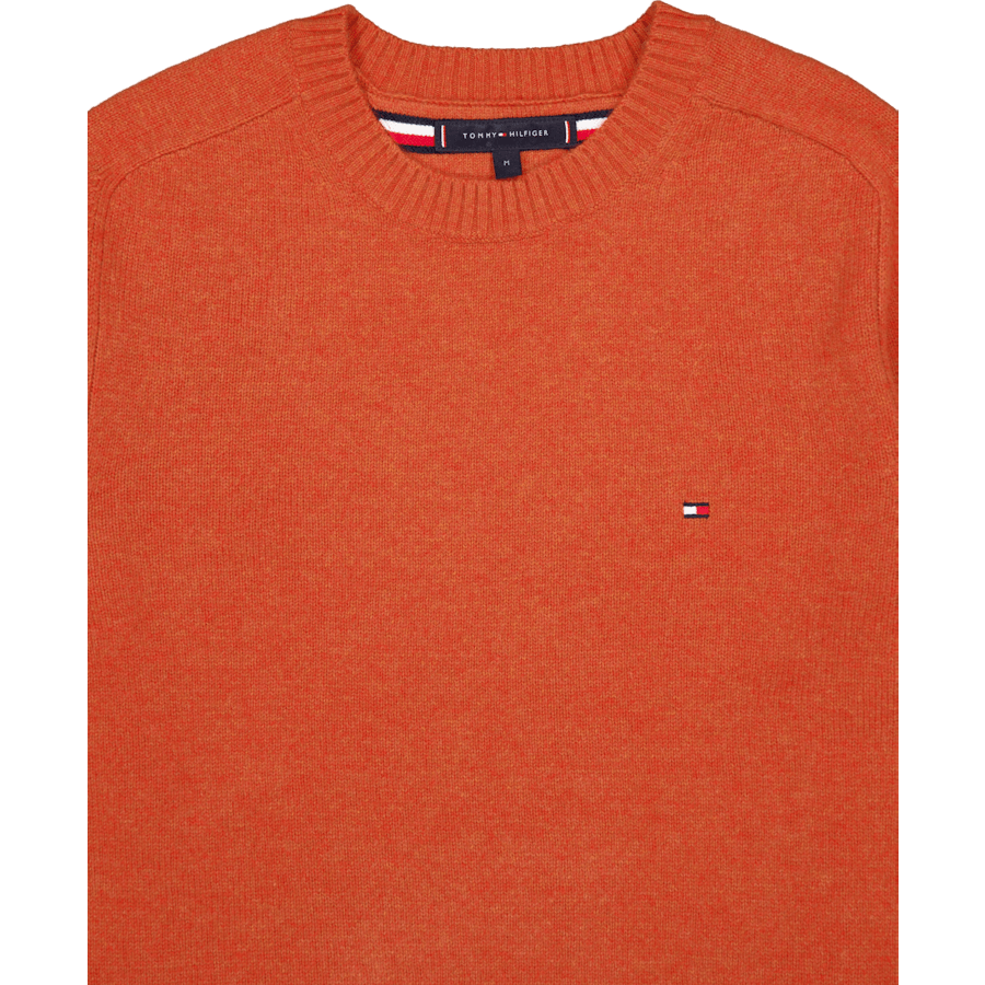 Lambswool Crew Neck Orange