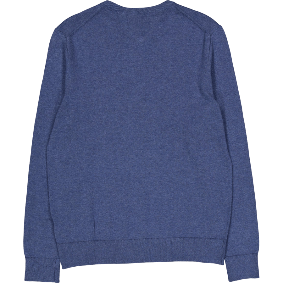 Essential Ssnl Cotton Crew Nec Blue
