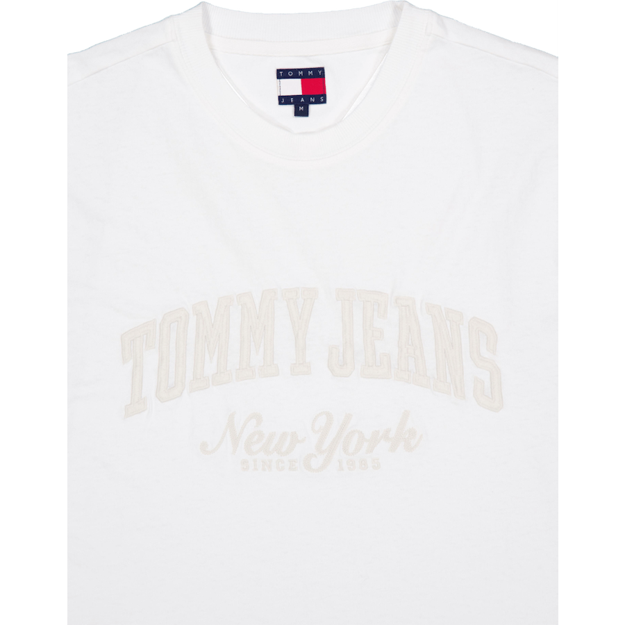 Tjm Reg Vintage Varsity Tee White