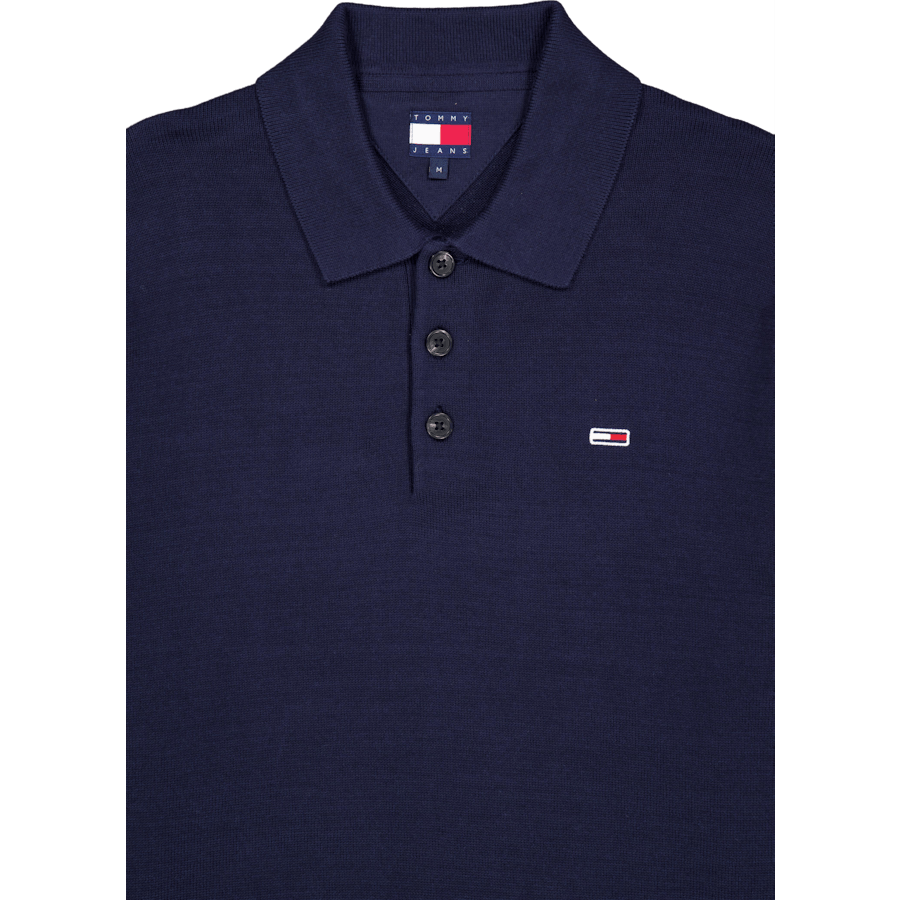 Tjm Slim Essential Polo Sweate Blue
