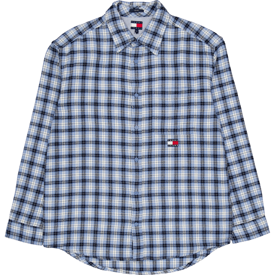 Tjm Badge Flannel Shirt Ext Blue