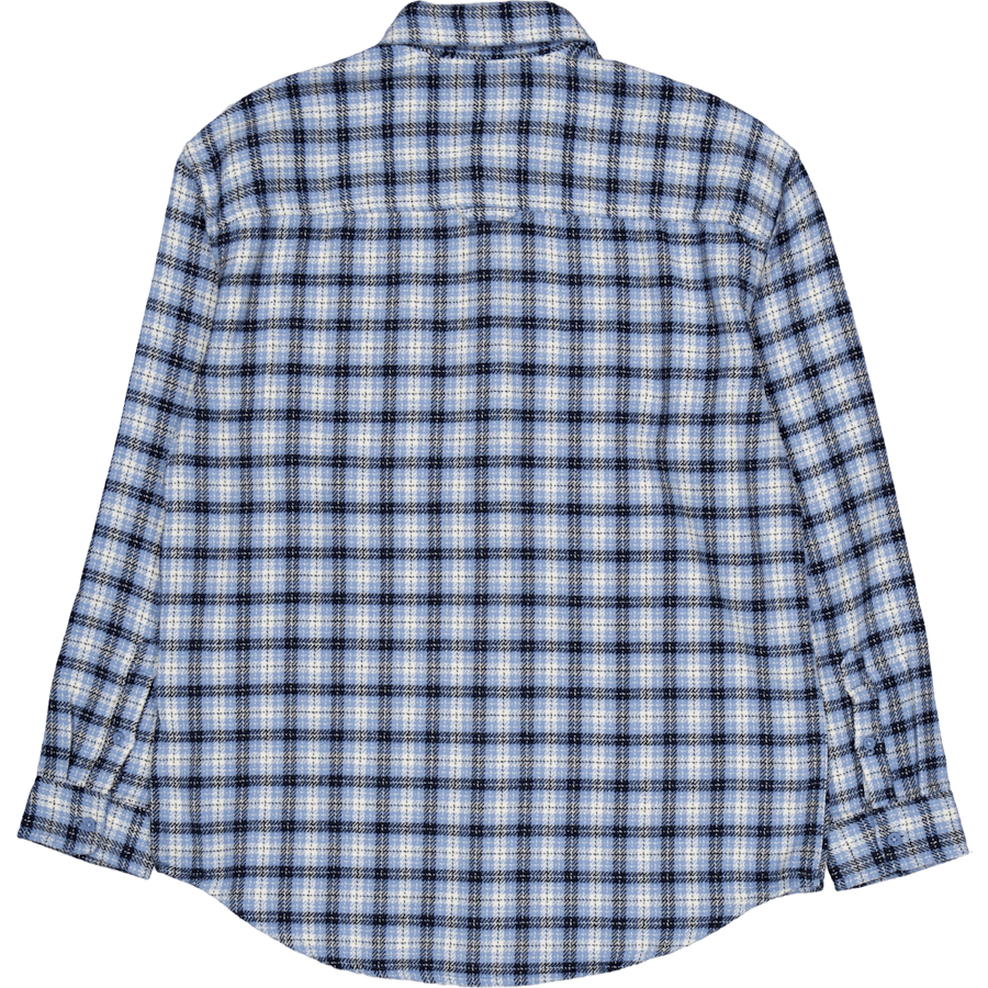Tjm Badge Flannel Shirt Ext Blue