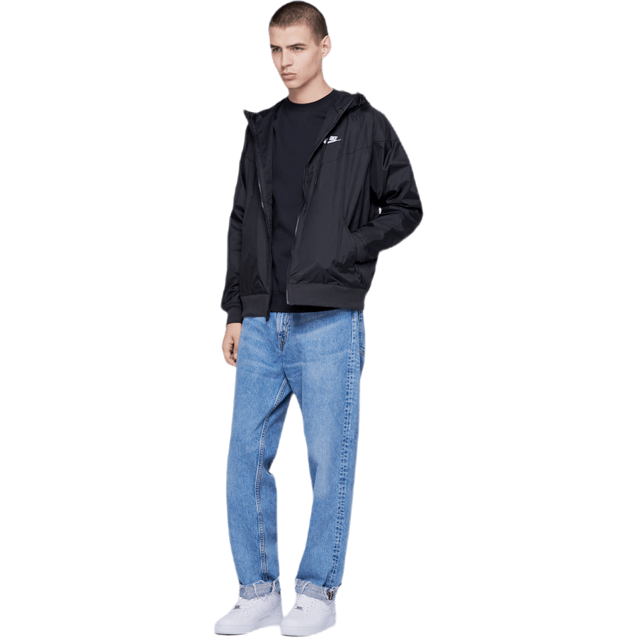 Hooded Windbreaker Black